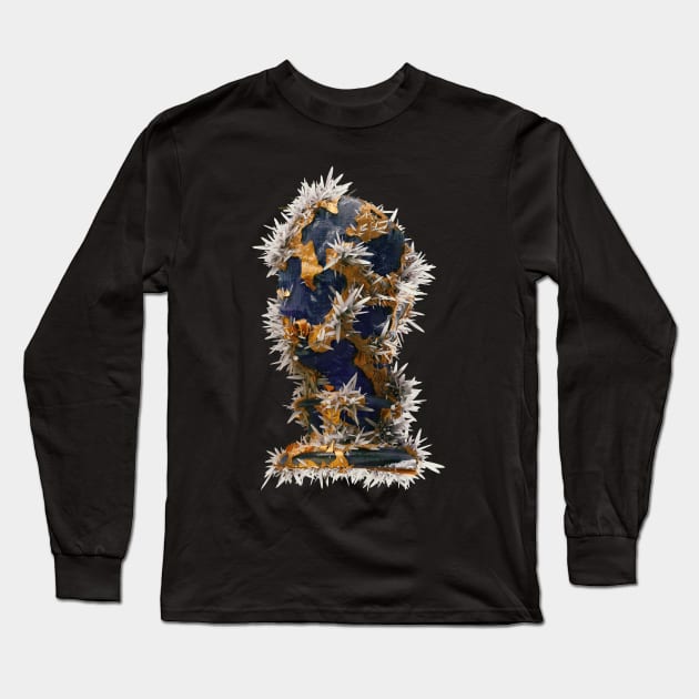 FACE CRYSTALIZED Long Sleeve T-Shirt by gigigvaliaart